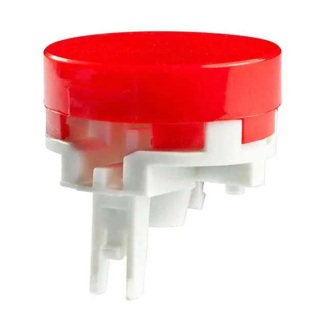 AT4017C (CAP PUSHBUTTON ROUND RED)