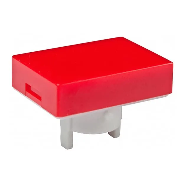 AT4021CB (CAP PUSHBUTTON RECT RED/WHITE)
