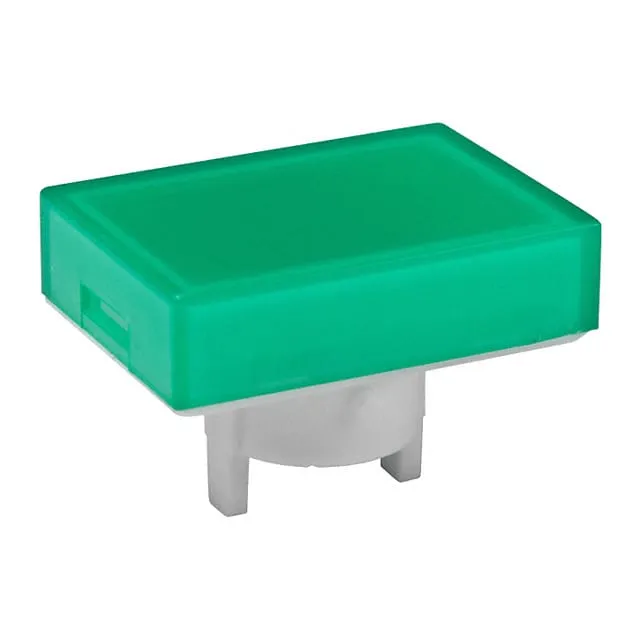 AT4021FF (CAP PUSHBUTTON RECTANGULAR GREEN)