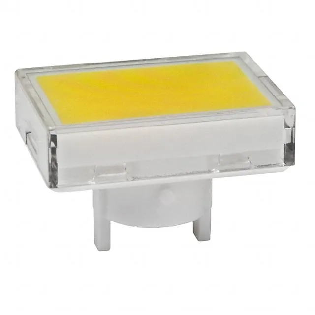 AT4022JE (CAP PUSHBUTTON RECT CLEAR/YELLOW)