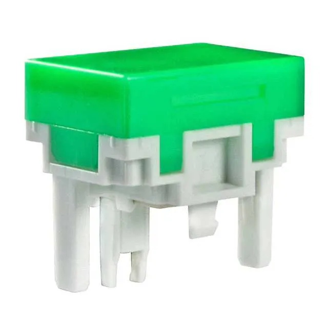 AT4026FJ (CAP PUSHBUTTON RECTANGULAR GREEN)