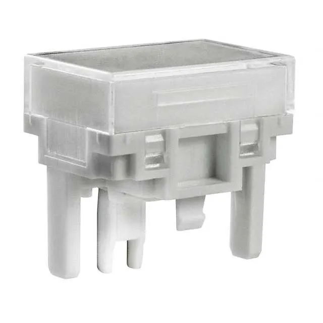 AT4027JB (CAP PUSHBUTTON RECT CLEAR/WHITE)