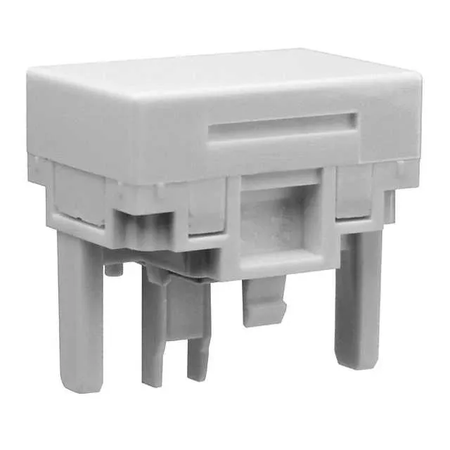 AT4030B (CAP PUSHBUTTON RECTANGULAR WHITE)