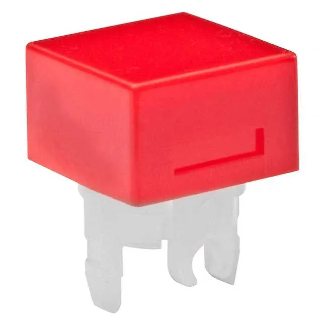 AT4035C (CAP PUSHBUTTON SQUARE RED)
