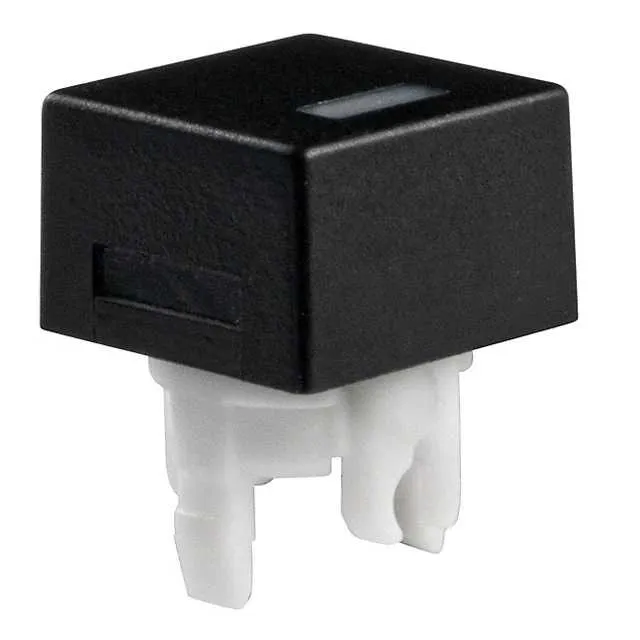 AT4052AB (CAP PUSHBUTTON SQ BLK/WHT LENS)