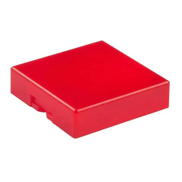 AT4073C (CAP PUSHBUTTON SQUARE RED)