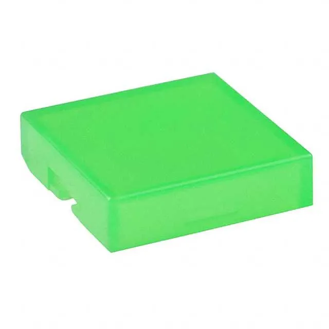 AT4074F (CAP PUSHBUTTON SQUARE CLEAR/GRN)