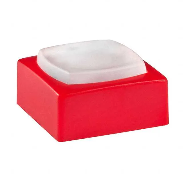 AT4076BC (CAP TACTILE SQUARE WHITE/RED)