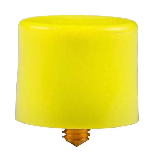 AT407E (CAP PUSHBUTTON ROUND YELLOW)