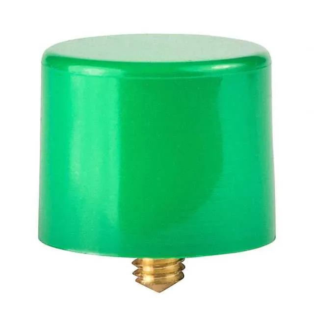 AT407F (CAP PUSHBUTTON ROUND GREEN)