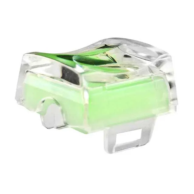 AT4127SF (CAP ROCKER RECTANGULAR CLEAR/GRN)