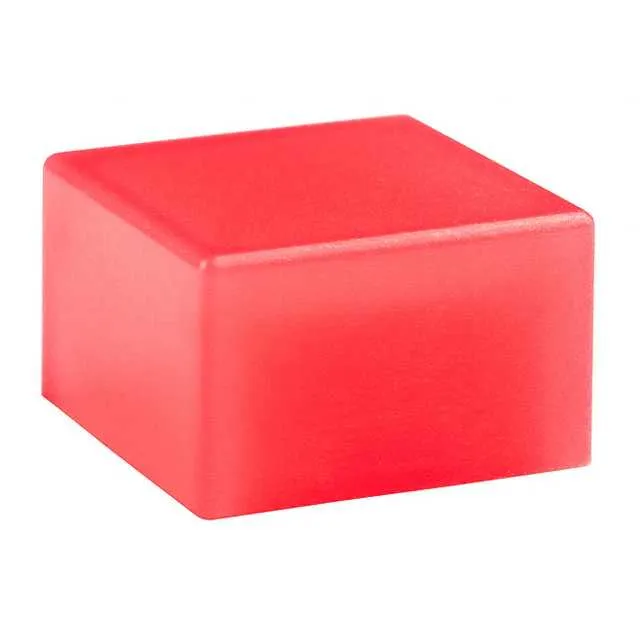 AT4135C (CAP TACTILE SQUARE FROSTED RED)