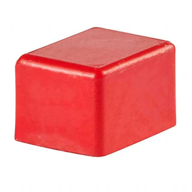 AT4137C (CAP PUSHBUTTON RECTANGULAR RED)