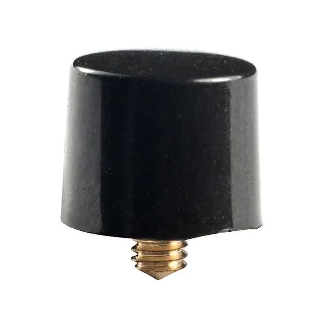 AT413A (CAP PUSHBUTTON ROUND BLACK)