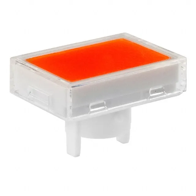 AT4159JD (CAP PUSHBUTTON RECT CLEAR/AMBER)