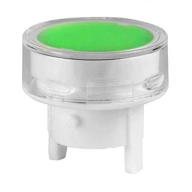 AT4160JF (CAP PUSHBUTTON ROUND CLEAR/GREEN)