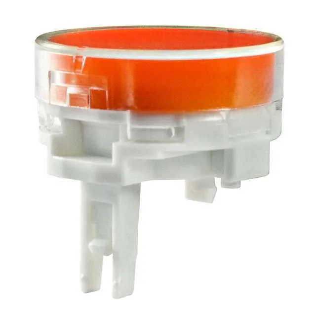 AT4164JD (CAP PUSHBUTTON ROUND CLR/AMBER)