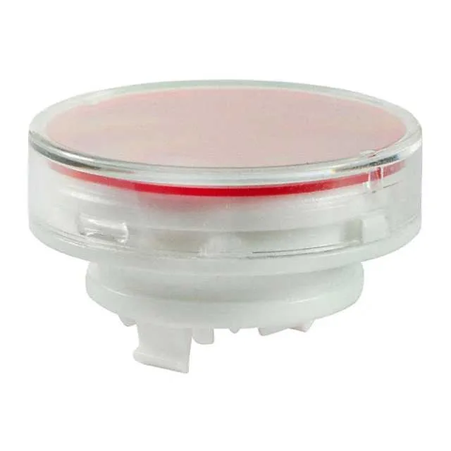 AT4165JC (CAP PUSHBUTTON ROUND CLEAR/RED)