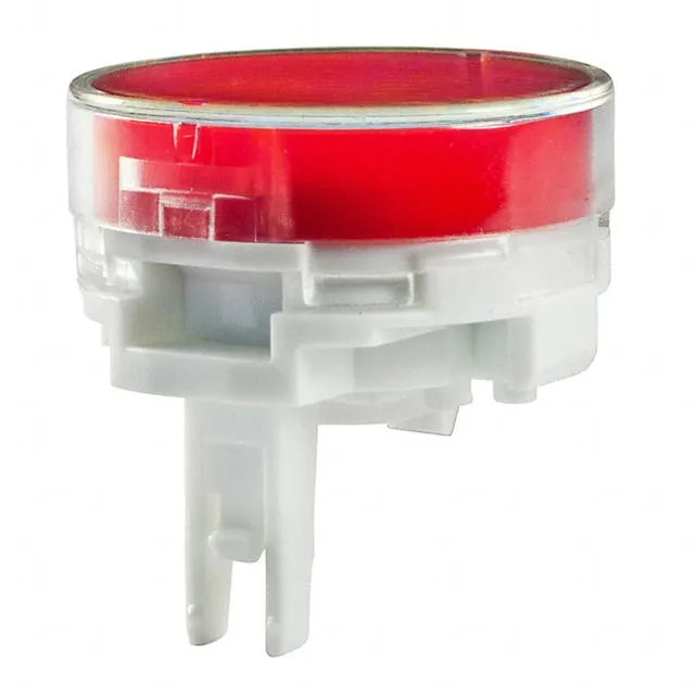 AT4178JC (CAP PUSHBUTTON ROUND CLEAR/RED)