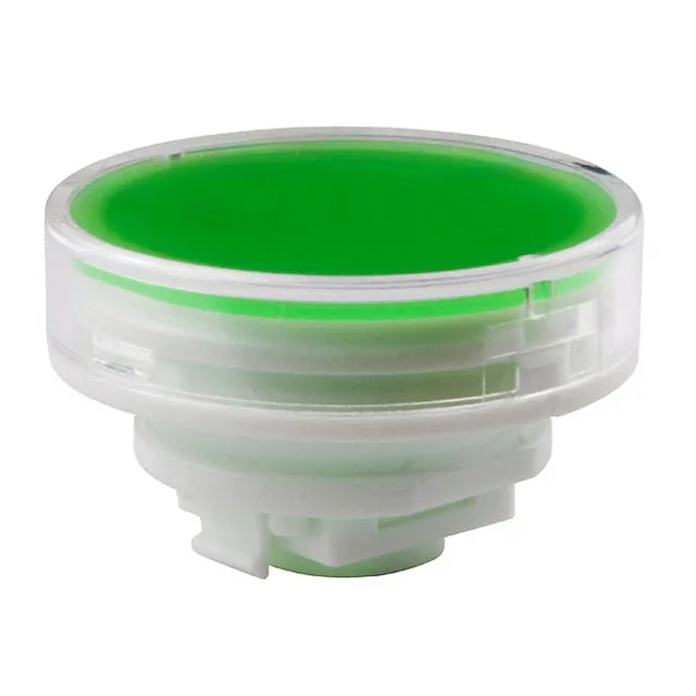 AT4179JF (CAP PUSHBUTTON ROUND CLEAR/GREEN)