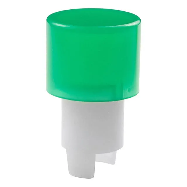 AT418F (CAP PUSHBUTTON ROUND GREEN)