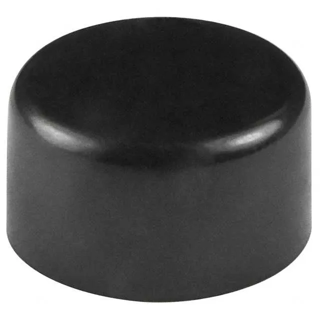 AT422A (CAP PUSHBUTTON ROUND BLACK)