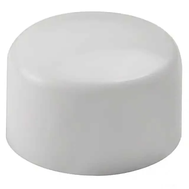 AT422B (CAP PUSHBUTTON ROUND WHITE)