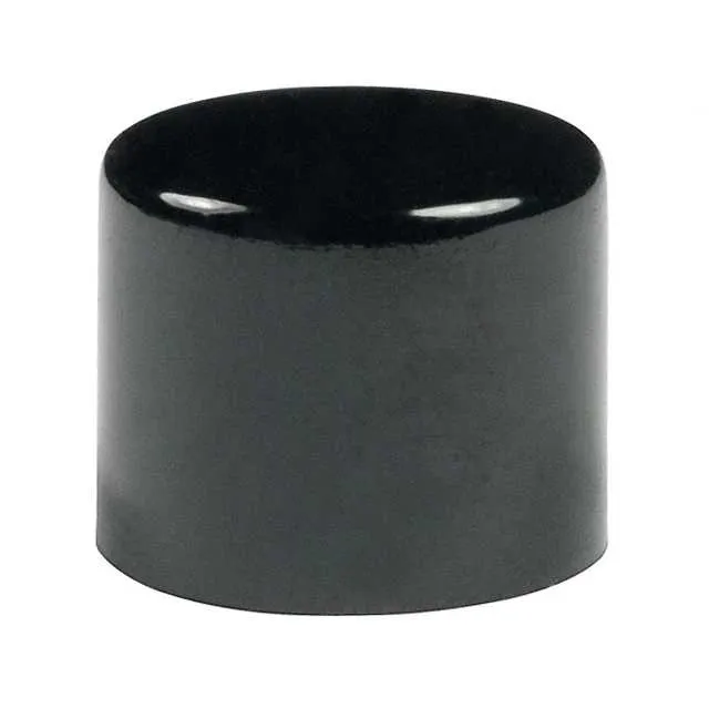 AT442A (CAP PUSHBUTTON ROUND BLACK)