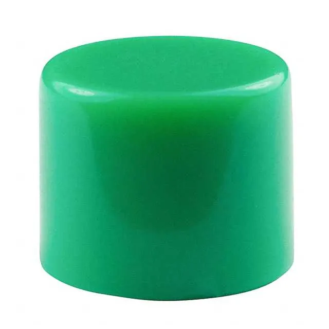 AT442F (CAP PUSHBUTTON ROUND GREEN)