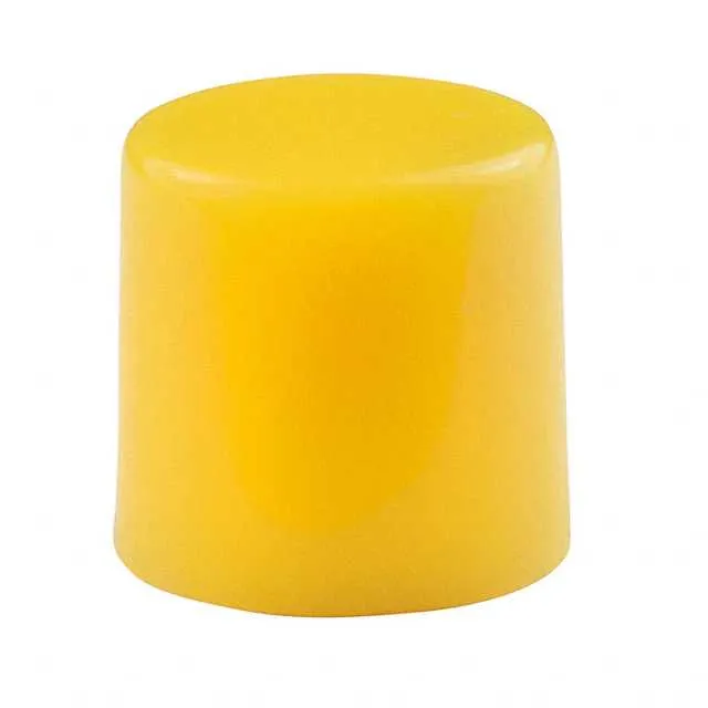 AT443E (CAP PUSHBUTTON ROUND YELLOW)
