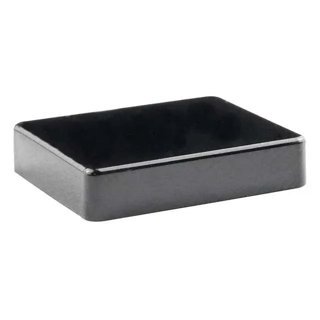AT452A (CAP PUSHBUTTON RECTANGULAR BLACK)