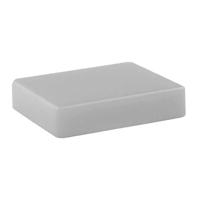 AT452B (CAP PUSHBUTTON RECTANGULAR WHITE)