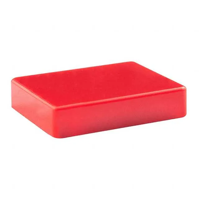 AT452C (CAP PUSHBUTTON RECTANGULAR RED)