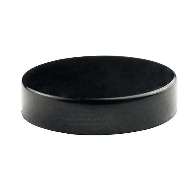 AT454A (CAP PUSHBUTTON ROUND BLACK)