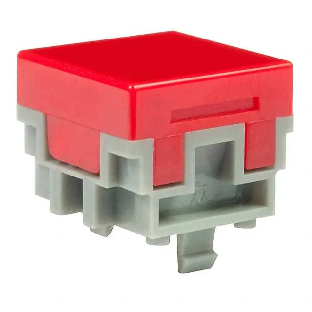 AT476CJ (CAP PUSHBUTTON SQUARE RED)