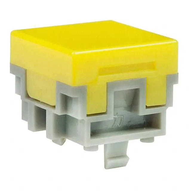 AT476EJ (CAP PUSHBUTTON SQUARE YELLOW)