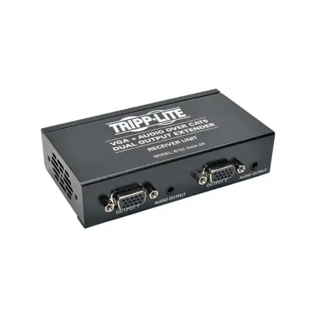 B132-200A-SR (VGA EXTDR DUAL W/AUDIO 300FT)
