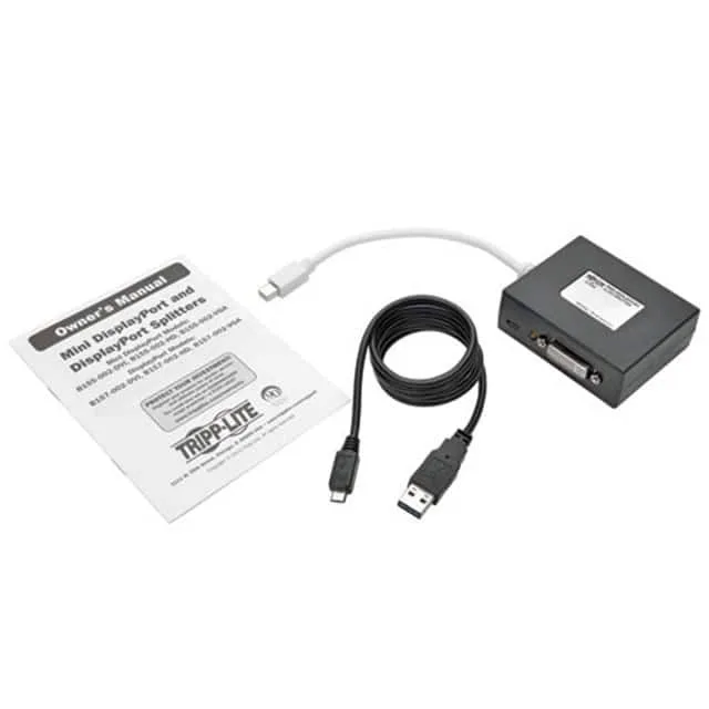 B155-002-DVI (SPLITTER DISPLAYPORT TO DVI 2PRT)