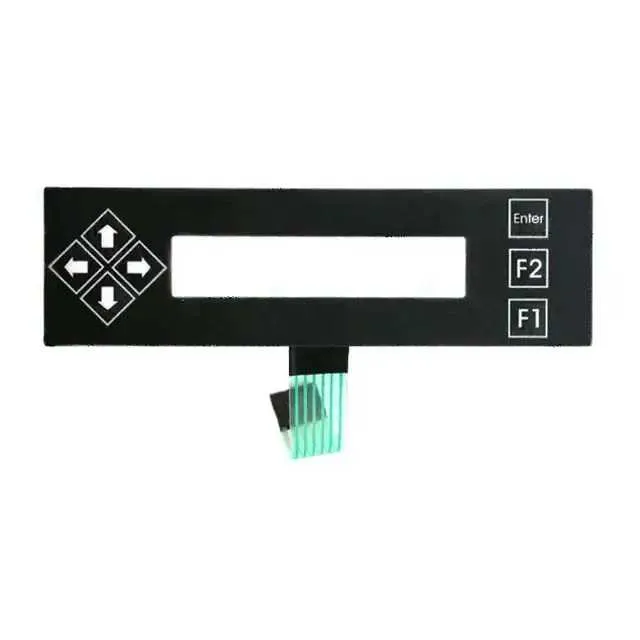 B202A-BK (BRACKET BLACK WITH 7KEY OVERLAY)
