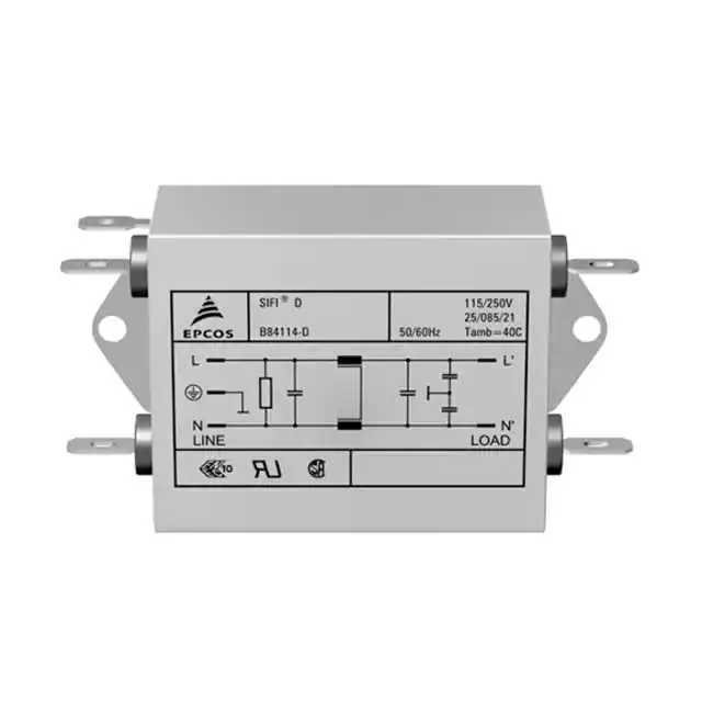 B84114D0000B110 (LINE FILTER 250VDC/VAC 10A CHASS)