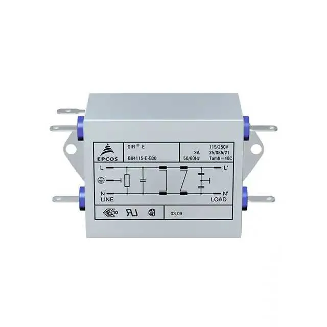 B84115E0000B030 (LINE FILTER 250VDC/VAC 3A CHASS)