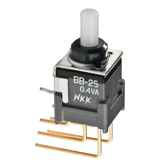 BB25AV (SWITCH PUSH DPDT 0.4VA 28V)