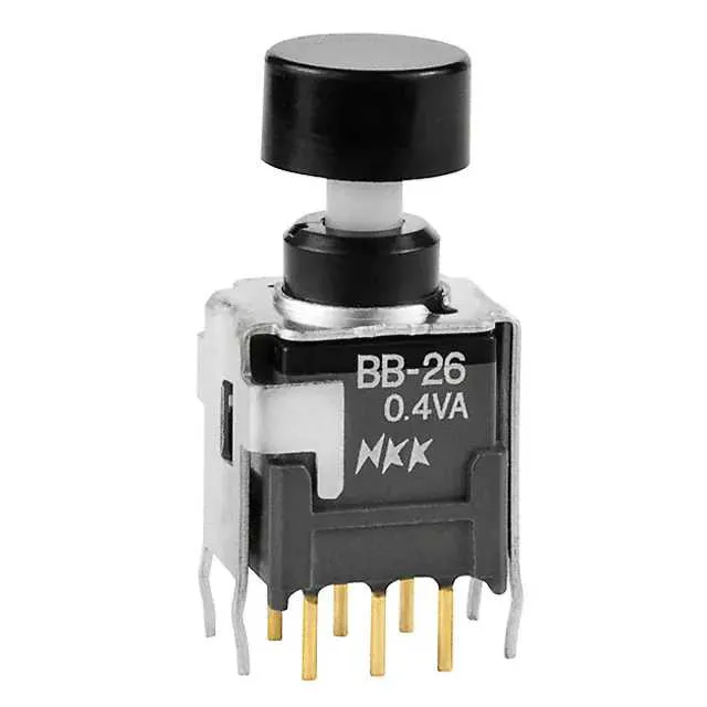 BB26AB-HA (SWITCH PUSH DPDT 0.4VA 28V)