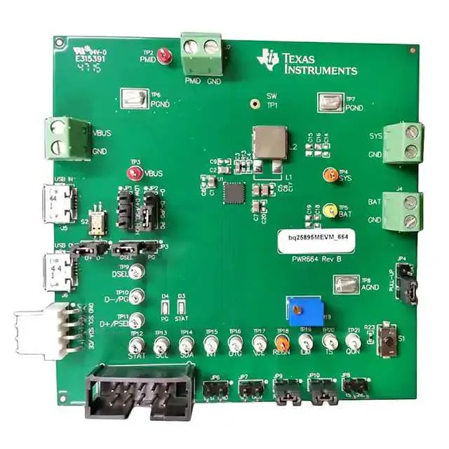 BQ25895MEVM-664 (COMPLETE CHARGER EVALUATION MODU)