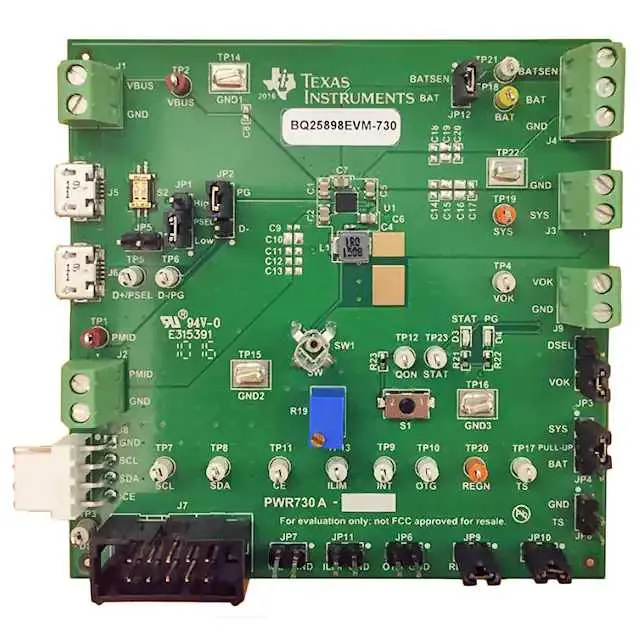 BQ25898EVM-730 (COMPLETE CHARGER EVALUATION MODU)