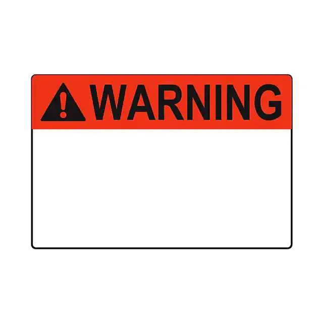C200X400A51 (LABEL ELECTRL WARN 4X2" OR/BLCK")