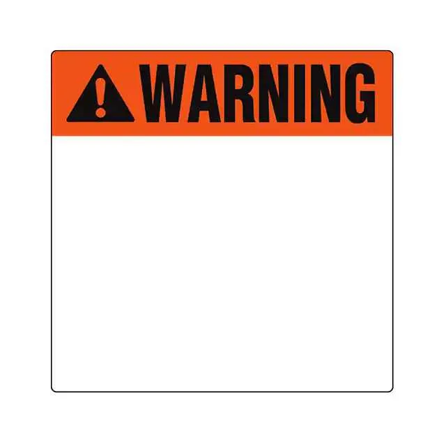 C400X400A51 (LABEL ID/RATINGS 4X4" OR/BK/WHT")