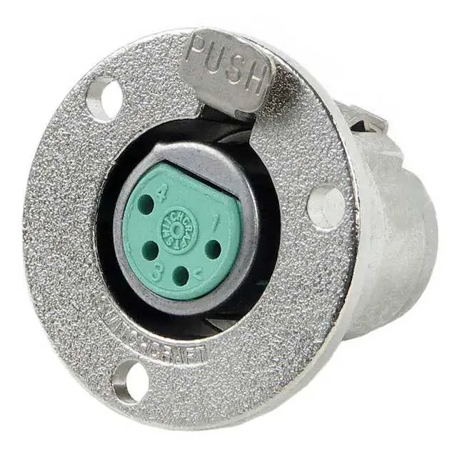 C4F (CONN PLUG FMALE XLR 4POS SOLDER)