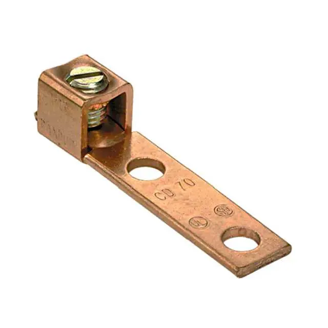 CD70-14SL-QY (CONN TERM RECT LUG 2-8 AWG #1/4)