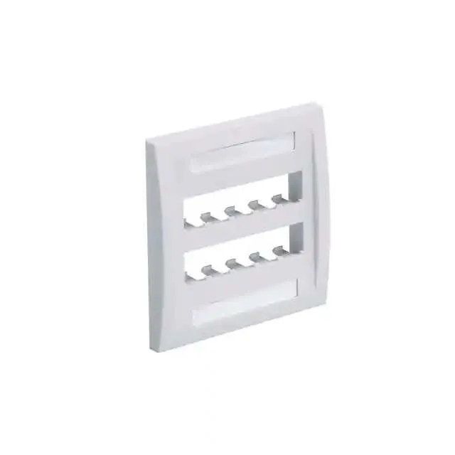 CFPE10EI-2GY (FACEPLATE, 10 PORT, DOUBLE GANG,)